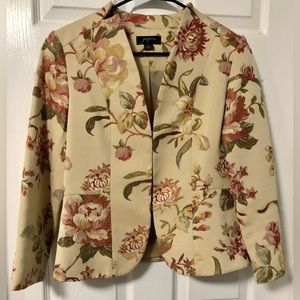 Vintage Josephine blazer suit coat Asian Inspired Fitted size 8 - no smoking EUC